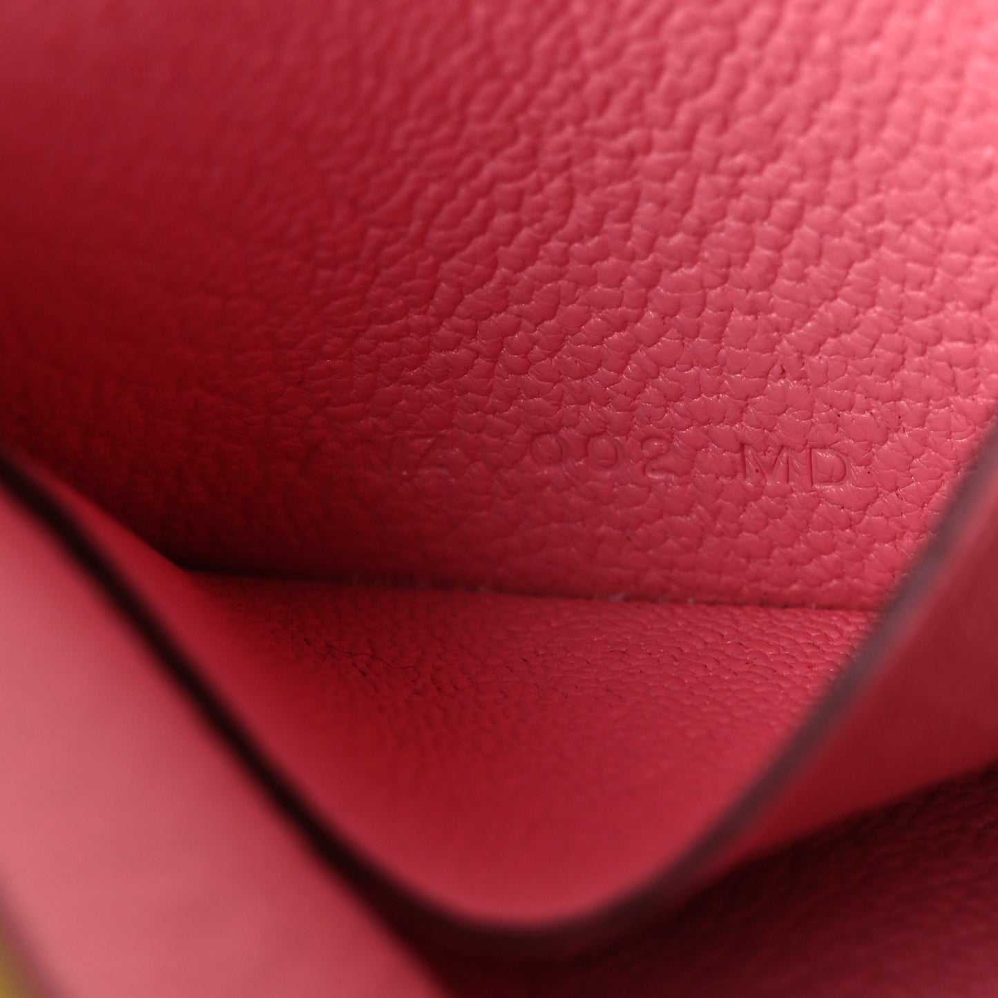 Chevre Mysore Paddock Change Purse Rose Confetti Brique