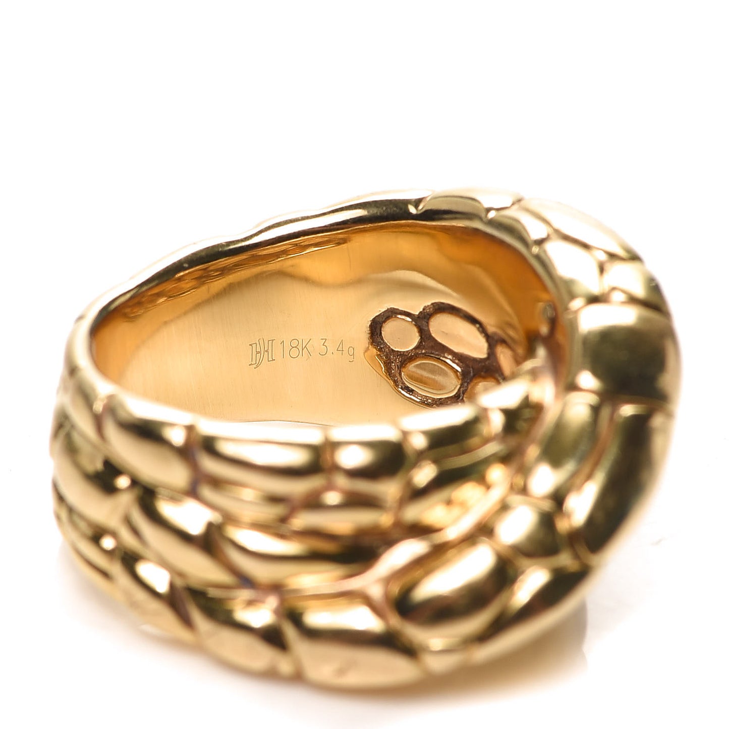 18K Yellow Gold Kali Twist Ring 54 7
