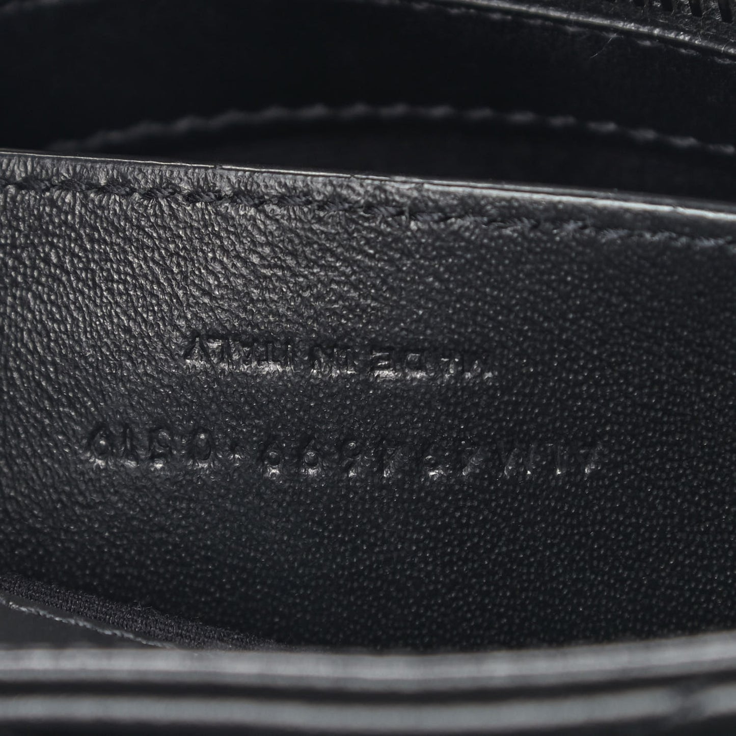 Calfskin Y Quilted Monogram Small Loulou Chain Satchel Black