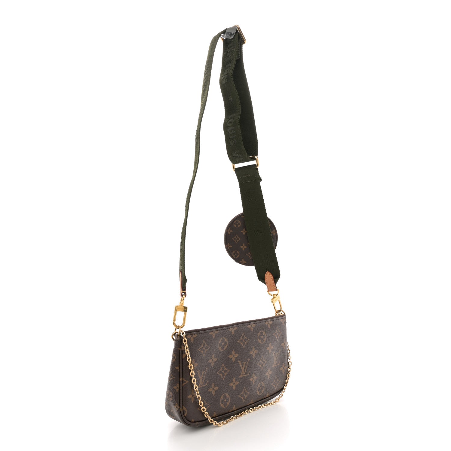 Louis Vuitton Monogram Multi Pochette Accessories Kaki 3 of 11