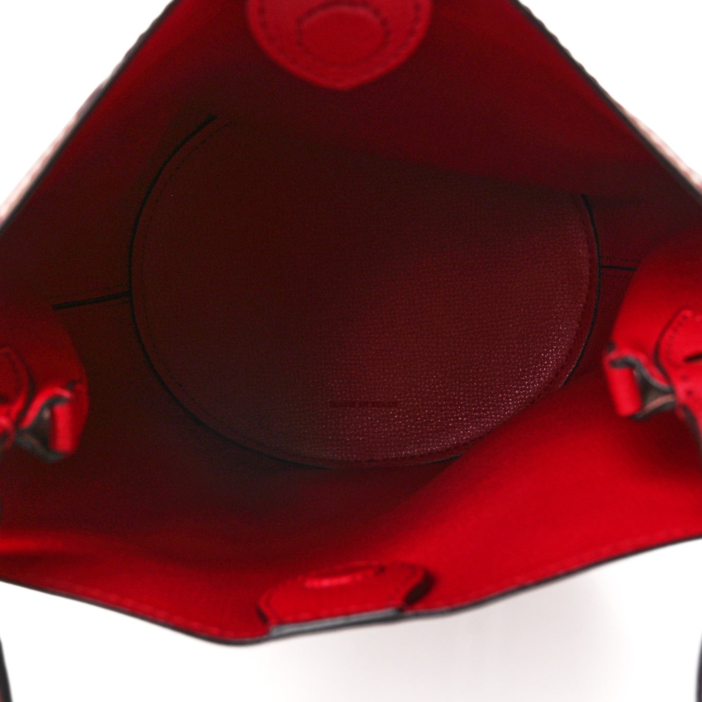 Haymarket Check Colours Small Lorne Bucket Crossbody Poppy Red
