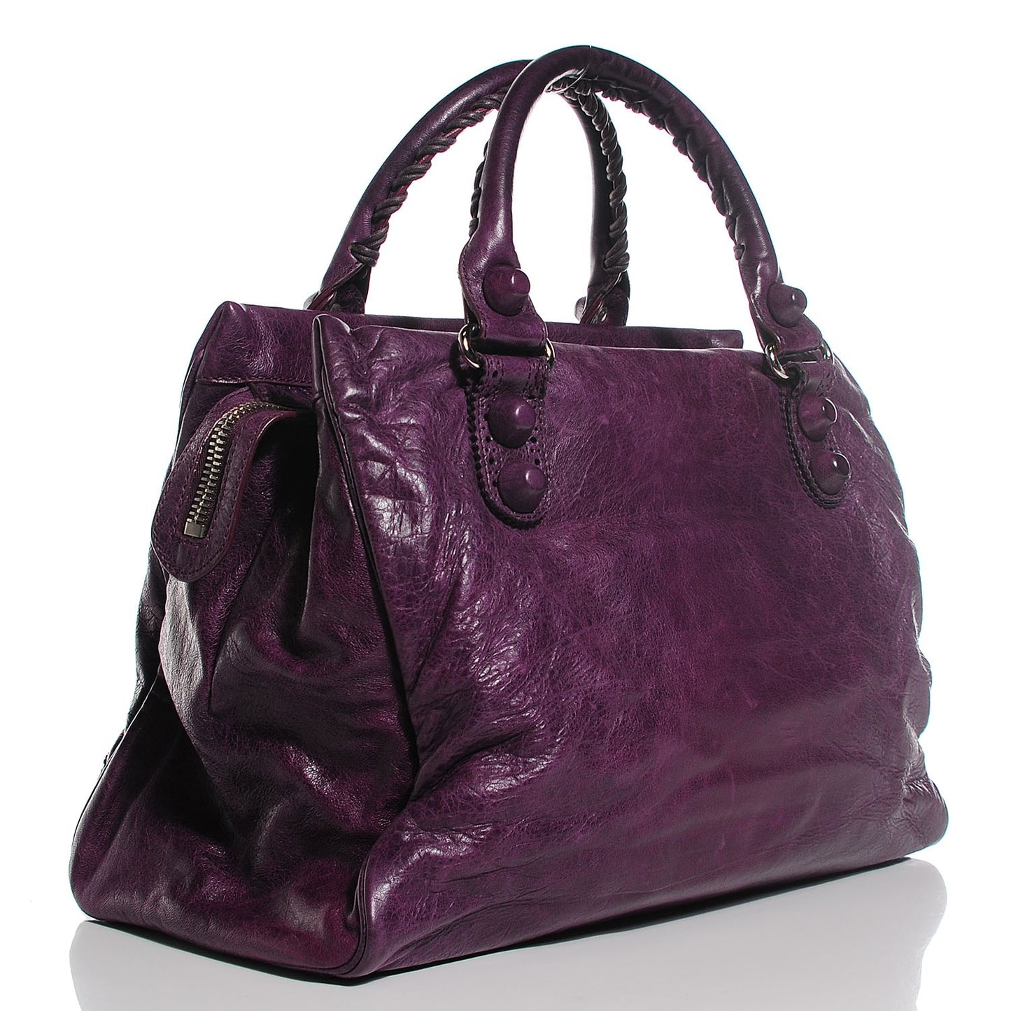 Agneau Giant Brogues Hardware Mid Day Raisin