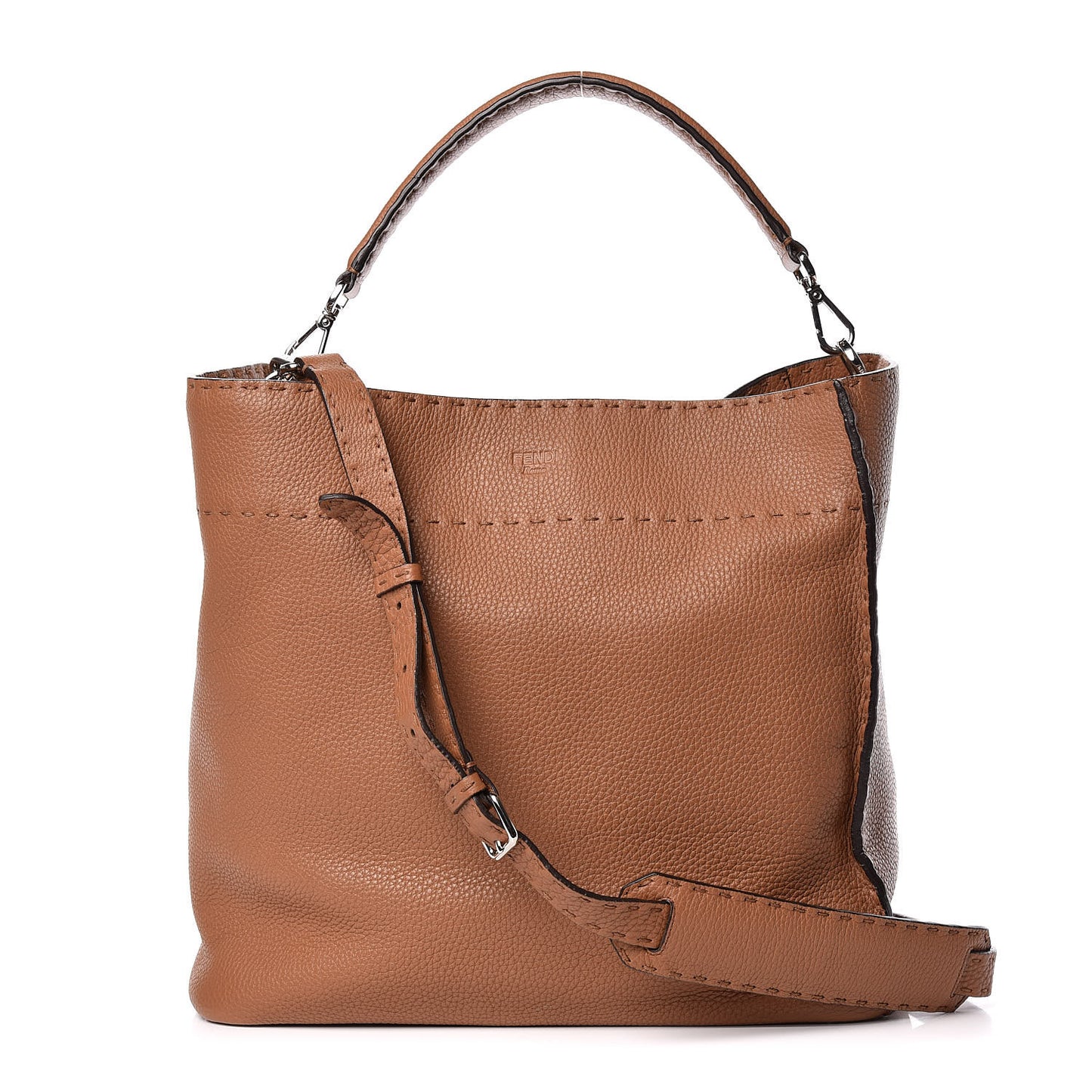 Cuoio Romano Selleria Large Anna Bucket Bag Mou