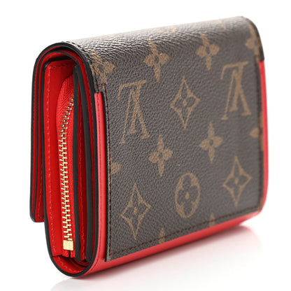 Louis Vuitton Monogram Flore Compact Wallet Coquelicot 3 of 6