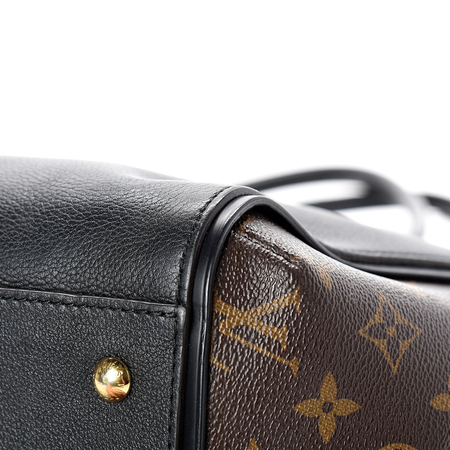 Calfskin Monogram Kimono Tote Black