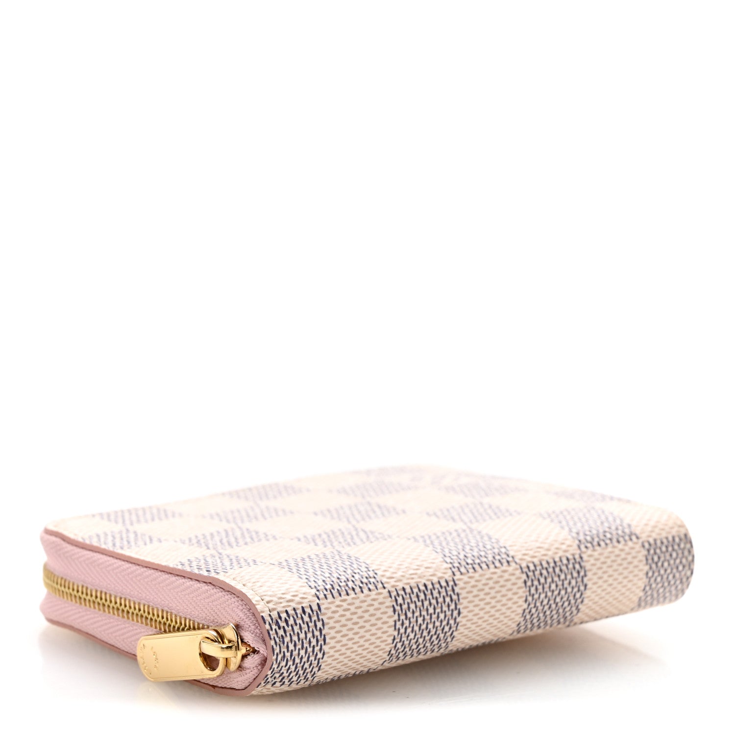 Louis Vuitton Damier Azur Zippy Coin Purse Rose Ballerine 4 of 8