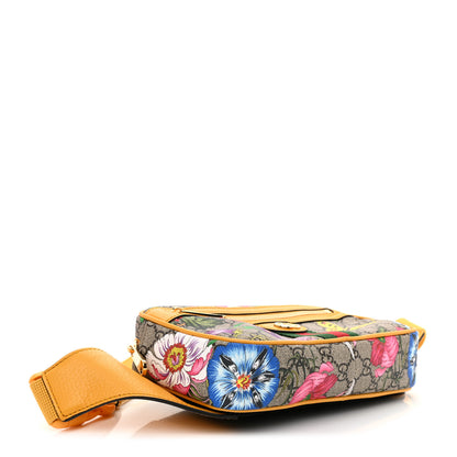 Gucci GG Supreme Monogram Flora Medium Ophidia Belt Bag Beige Multicolor Crop 4 of 8