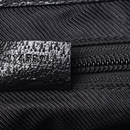 Gucci GG Monogram Single Buckle Backpack Black 7 of 14