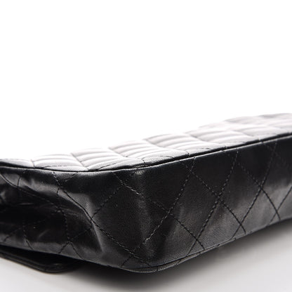 Chanel Lambskin Quilted East West Flap Black 11 of 21
