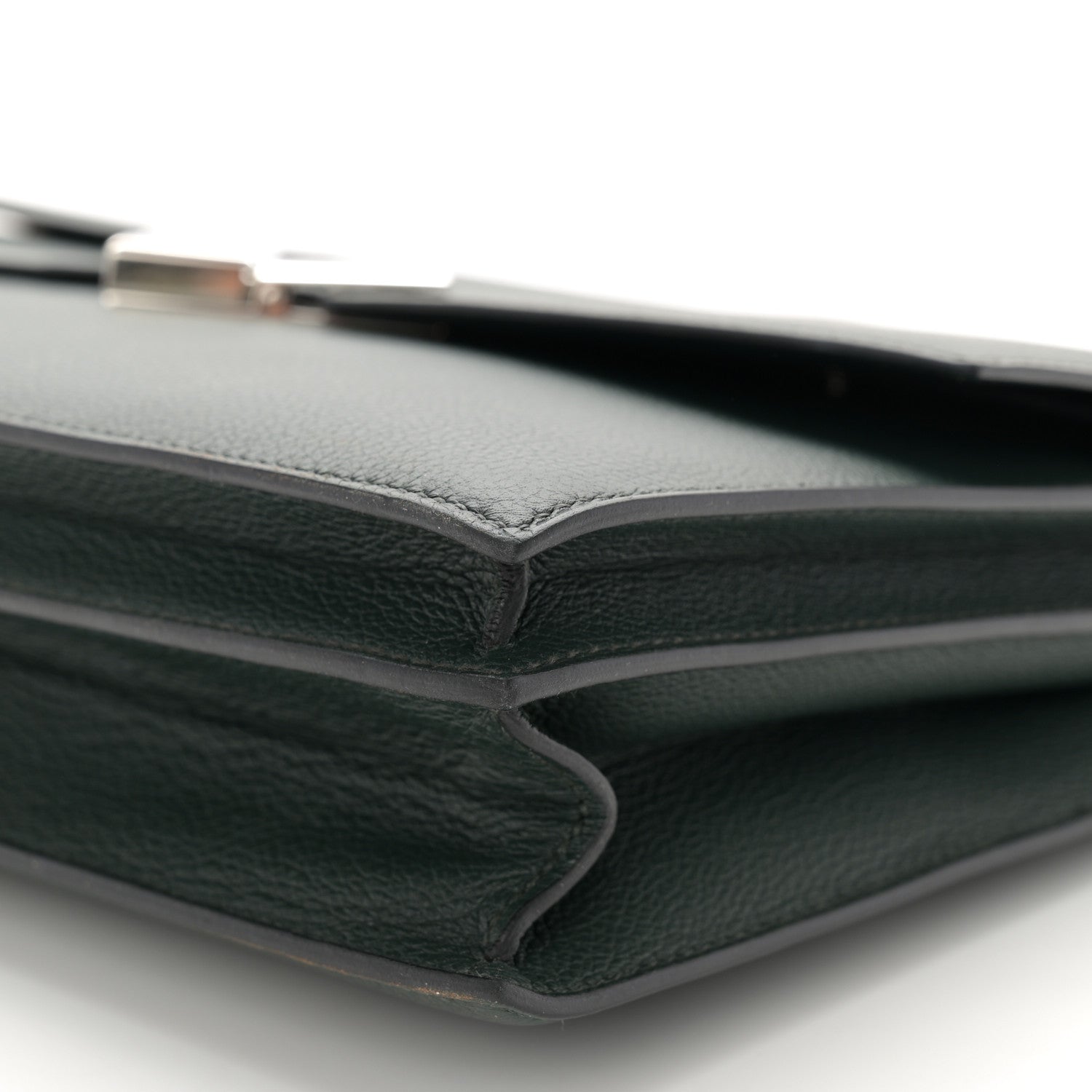 Hermes Evercolor Fortunio Clutch Vert Anglais 11 of 11