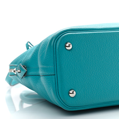 Hermes Taurillon Clemence Bolide 31 Turquoise 10 of 16