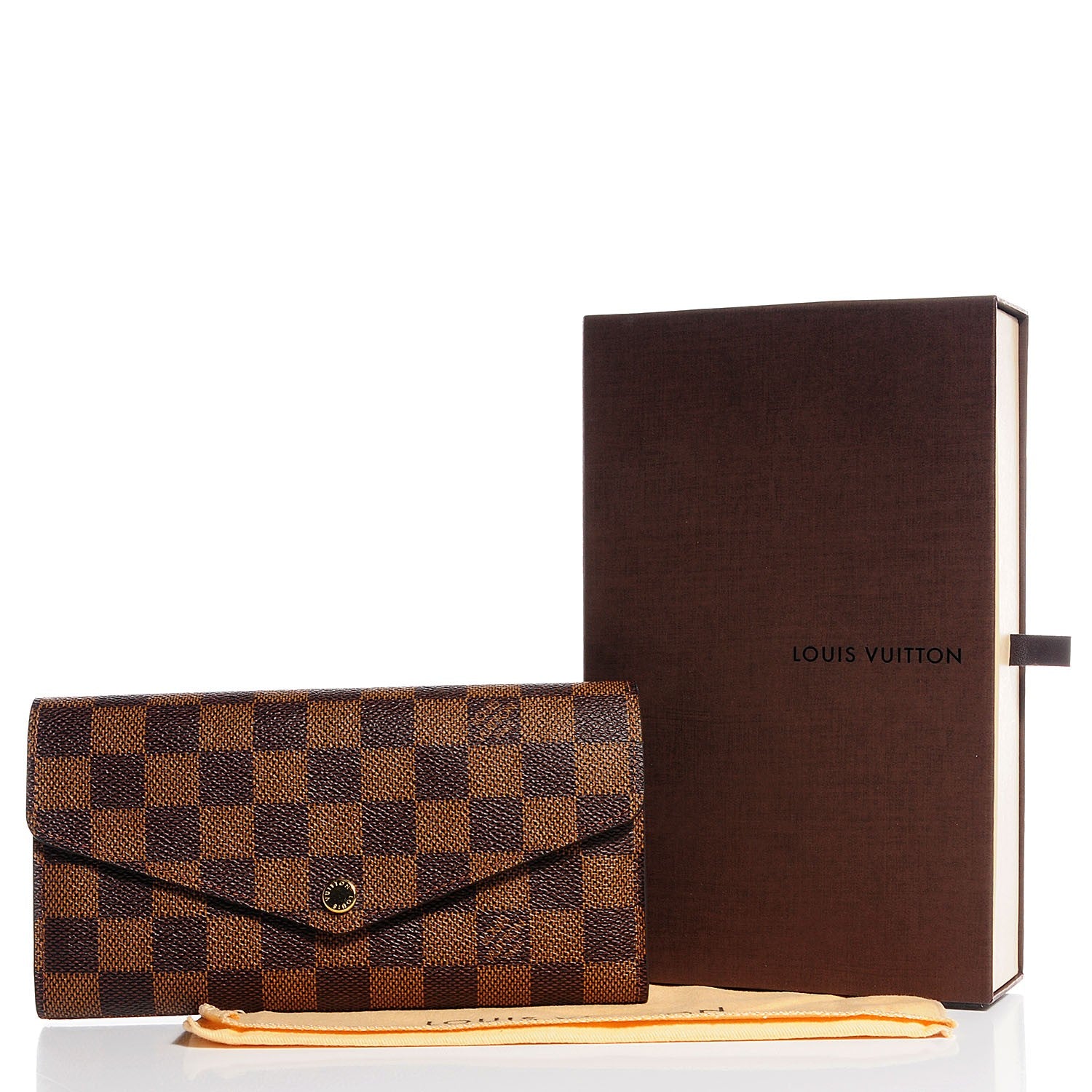 Louis Vuitton Damier Ebene Sarah Wallet NM 5 of 8