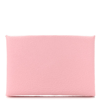 Hermes Chevre Mysore Calvi Card Case Rose Sakura 1 of 4