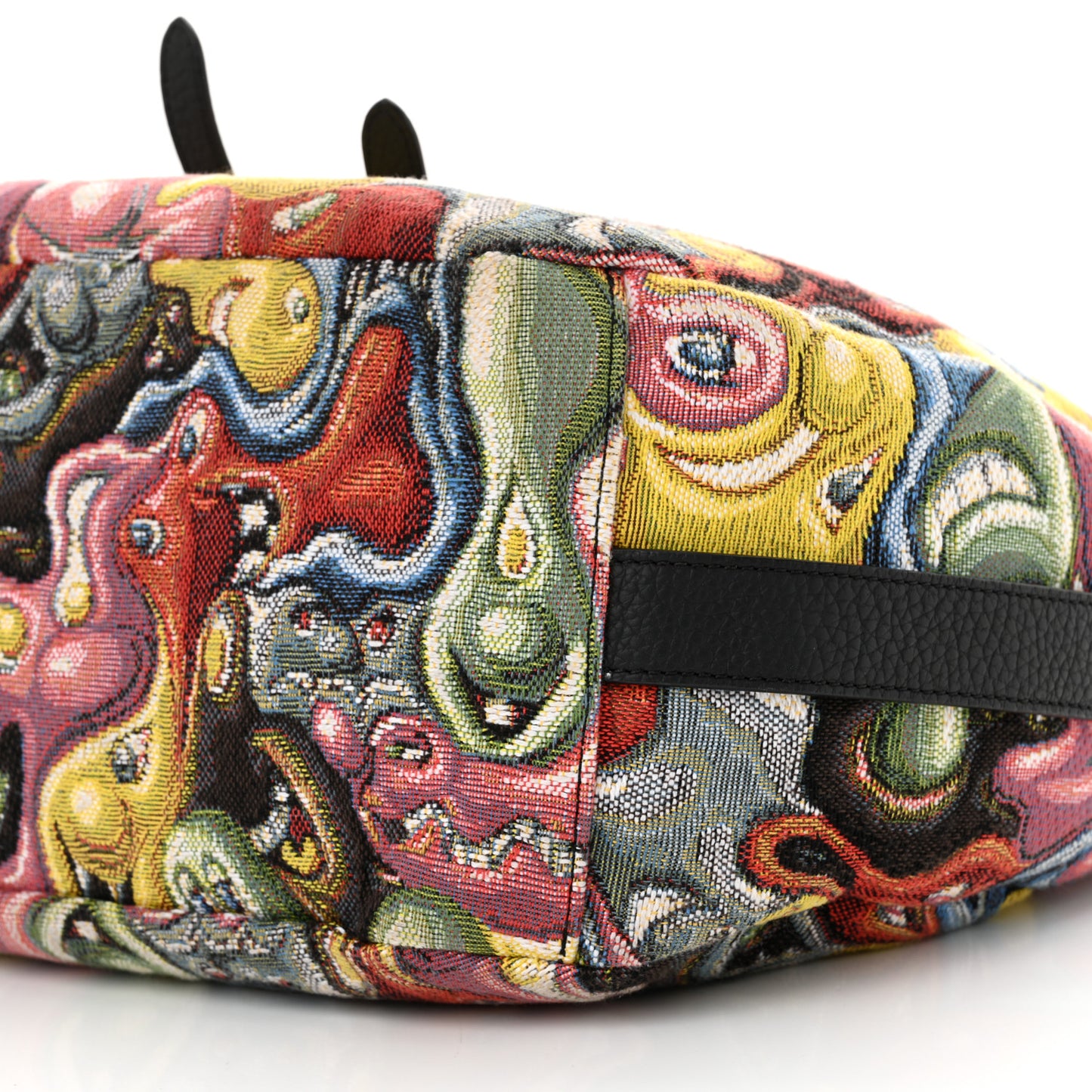 X KENNY SCHARF Jacquard Printed Soft Saddle Bag Multicolor