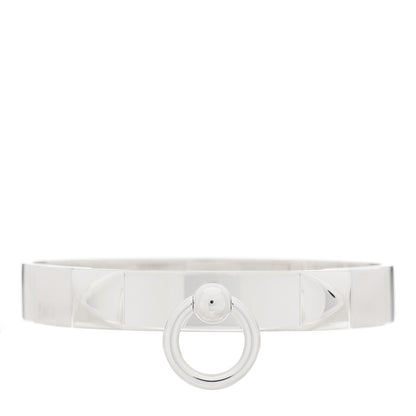 Hermes Sterling Silver PM Collier De Chien Bracelet SH 1 of 4