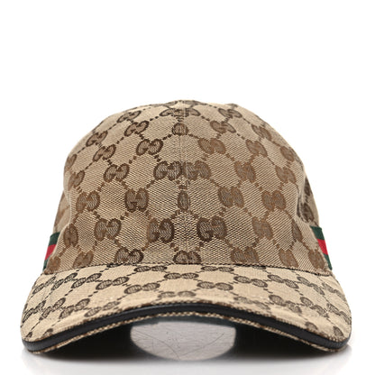 Gucci Monogram Web Baseball Hat S Beige Cocoa 2 of 8