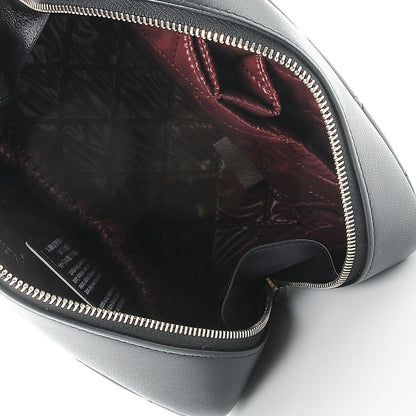 Chanel Lambskin Quilted Medium Curvy Pouch Cosmetic Case Black 5 of 8
