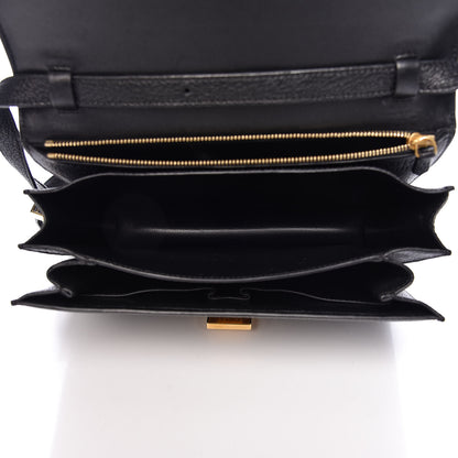 Celine Goatskin Medium Classic Box Flap Bag Black 5 of 13
