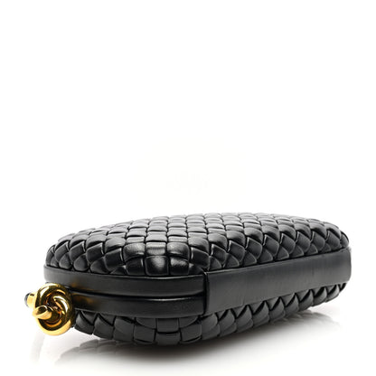 Bottega Veneta Calfskin Intrecciato Knot On Strap Black 4 of 9