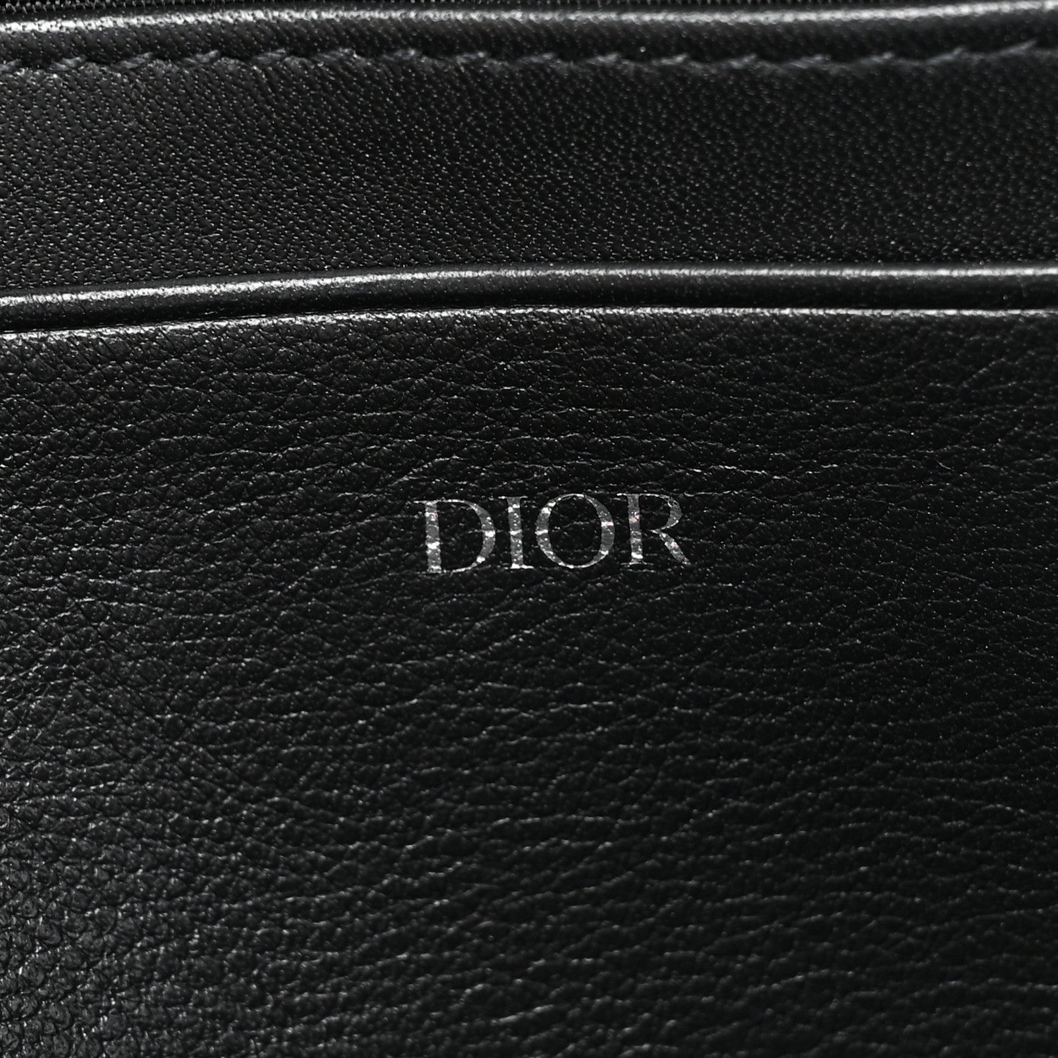 Christian Dior Oblique Pouch Beige Black 7 of 10