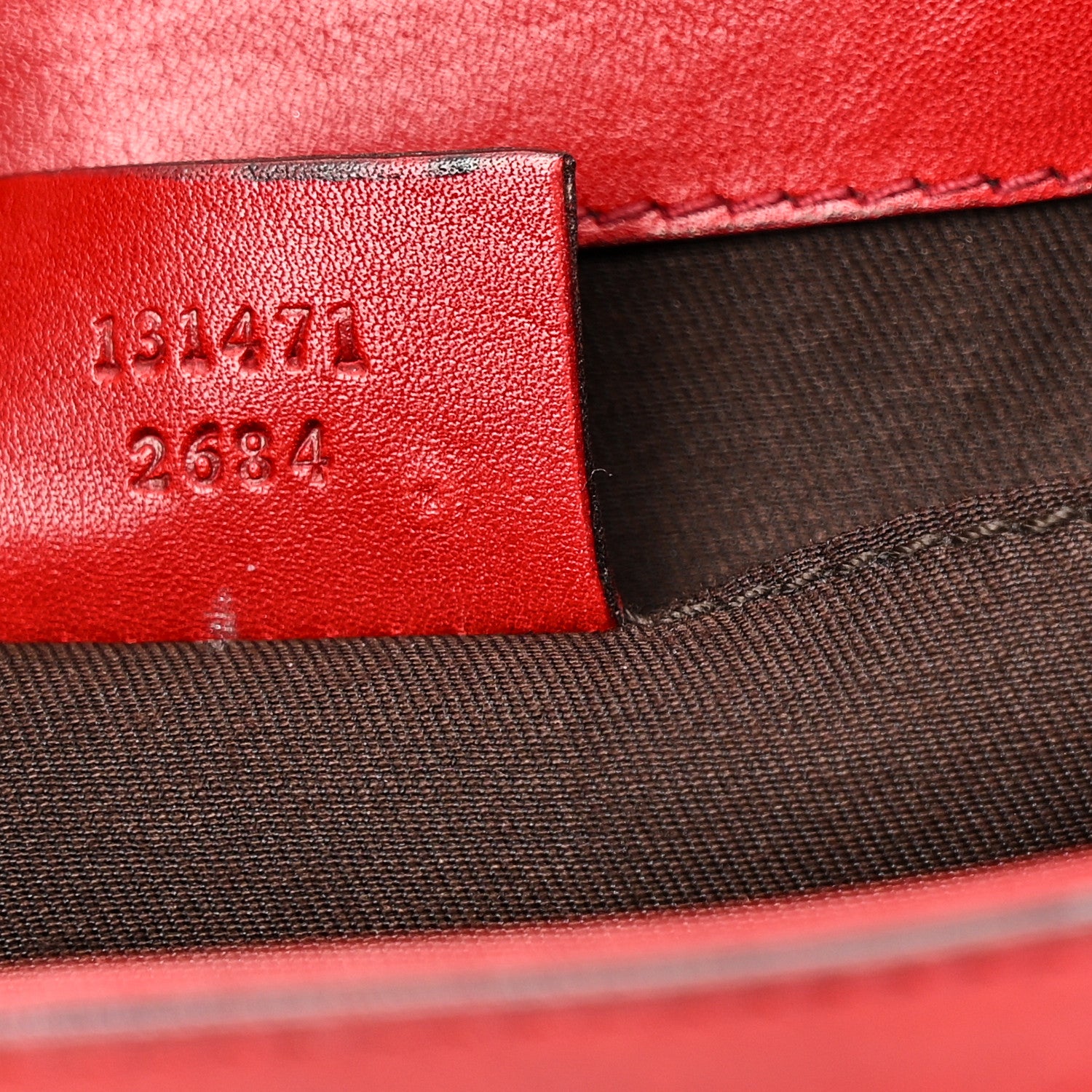 Gucci Calfskin Horsebit Chain Clutch Red 7 of 14