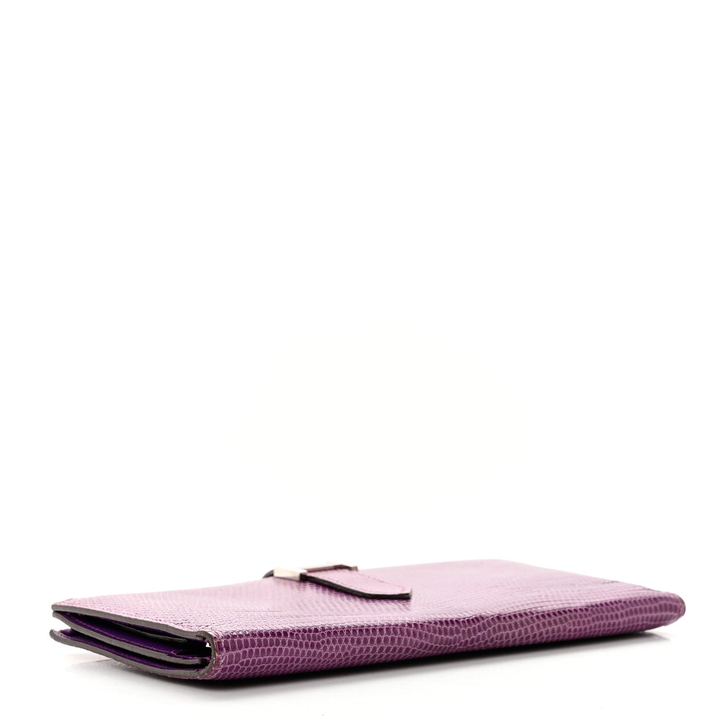 Lizard Bearn Gusset Wallet Violet