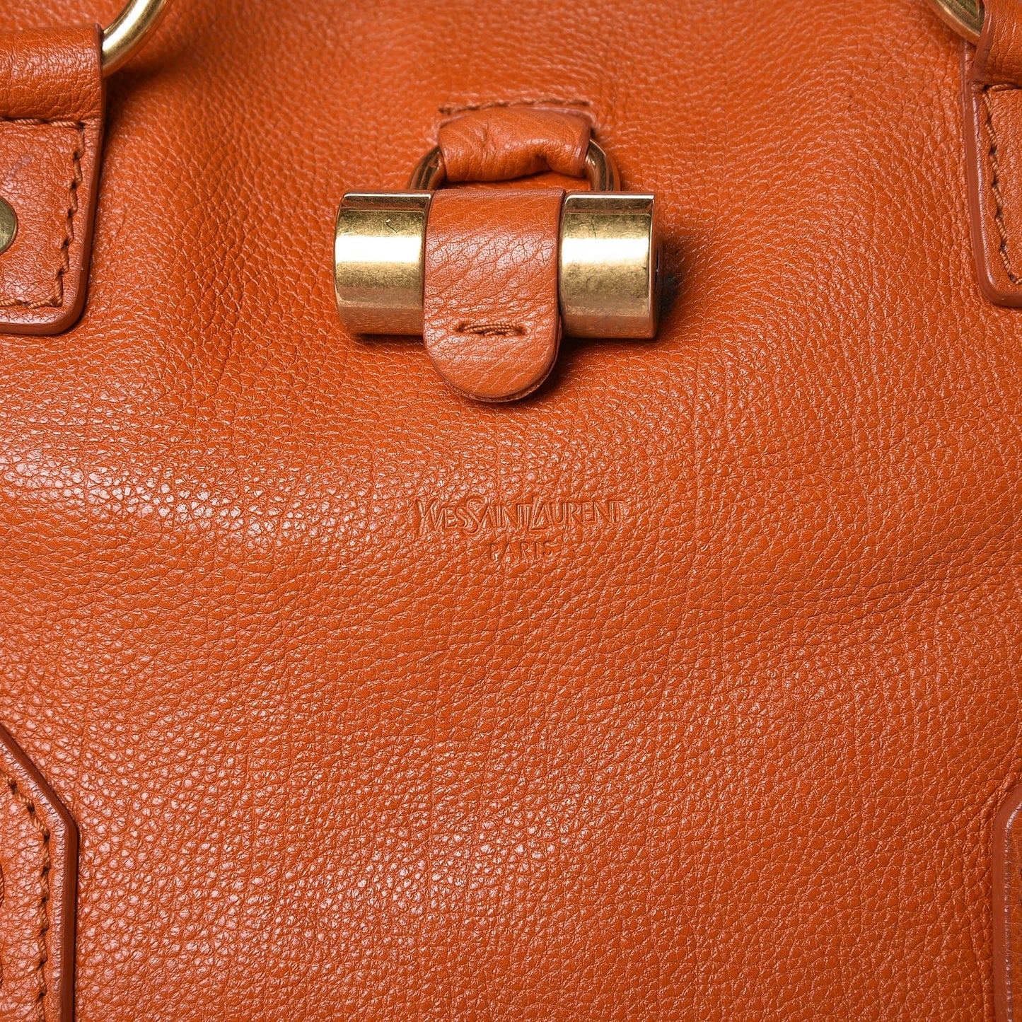 Calfskin Large Muse Orange