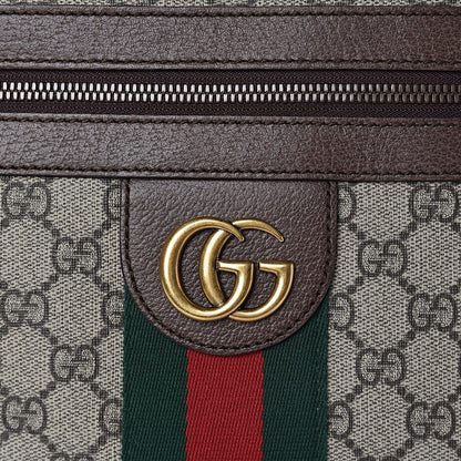 Gucci GG Supreme Monogram Web Medium Ophidia Messenger Bag Brown 10 of 10