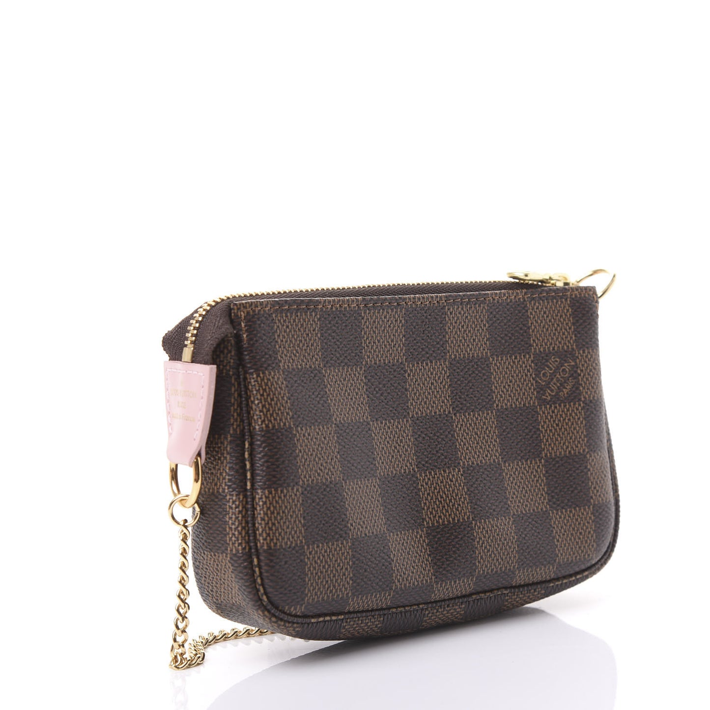Damier Ebene 2020 Christmas Animation Big Wheel Mini Pochette Accessories Rose Ballerine