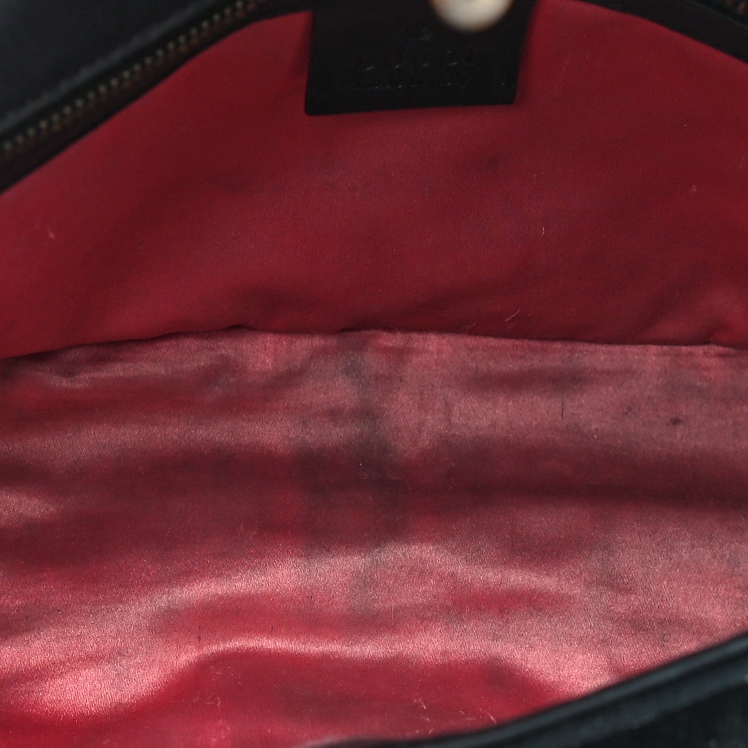 Gucci Velvet Matelasse Small GG Marmont Shoulder Bag Black 17 of 22