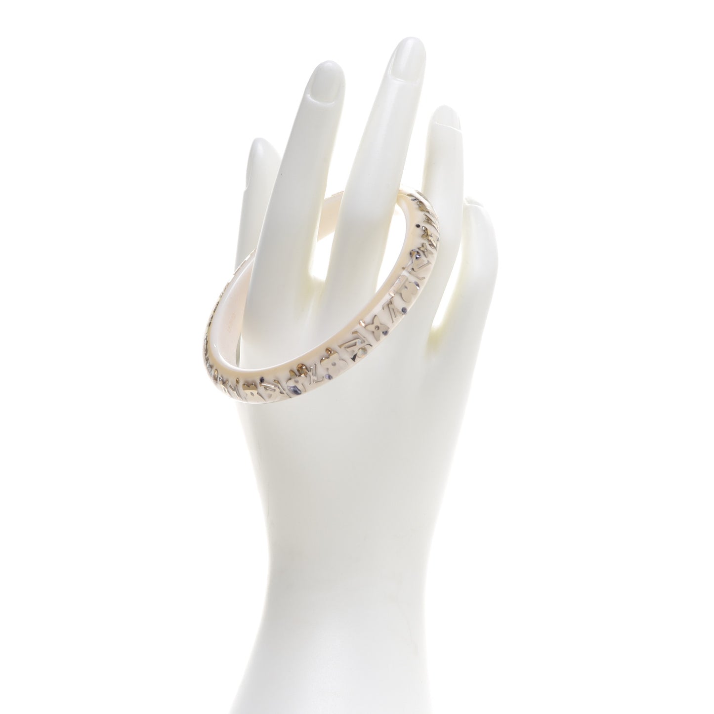 Resin Swarovski Medium Inclusion Bracelet PM White