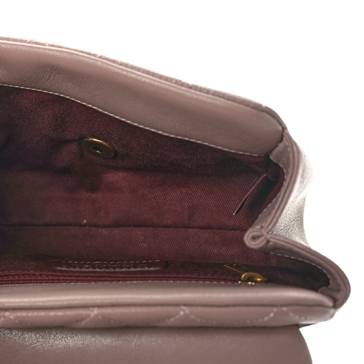 Chanel Shiny Sheepskin Quilted Mini Trapezio Flap Pink 5 of 9
