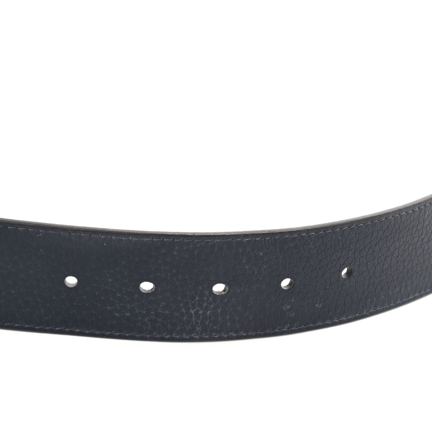 Louis Vuitton Taurillon Calfskin 40mm LV Tilt Reversible Belt 90 36 Navy Cognac 3 of 10
