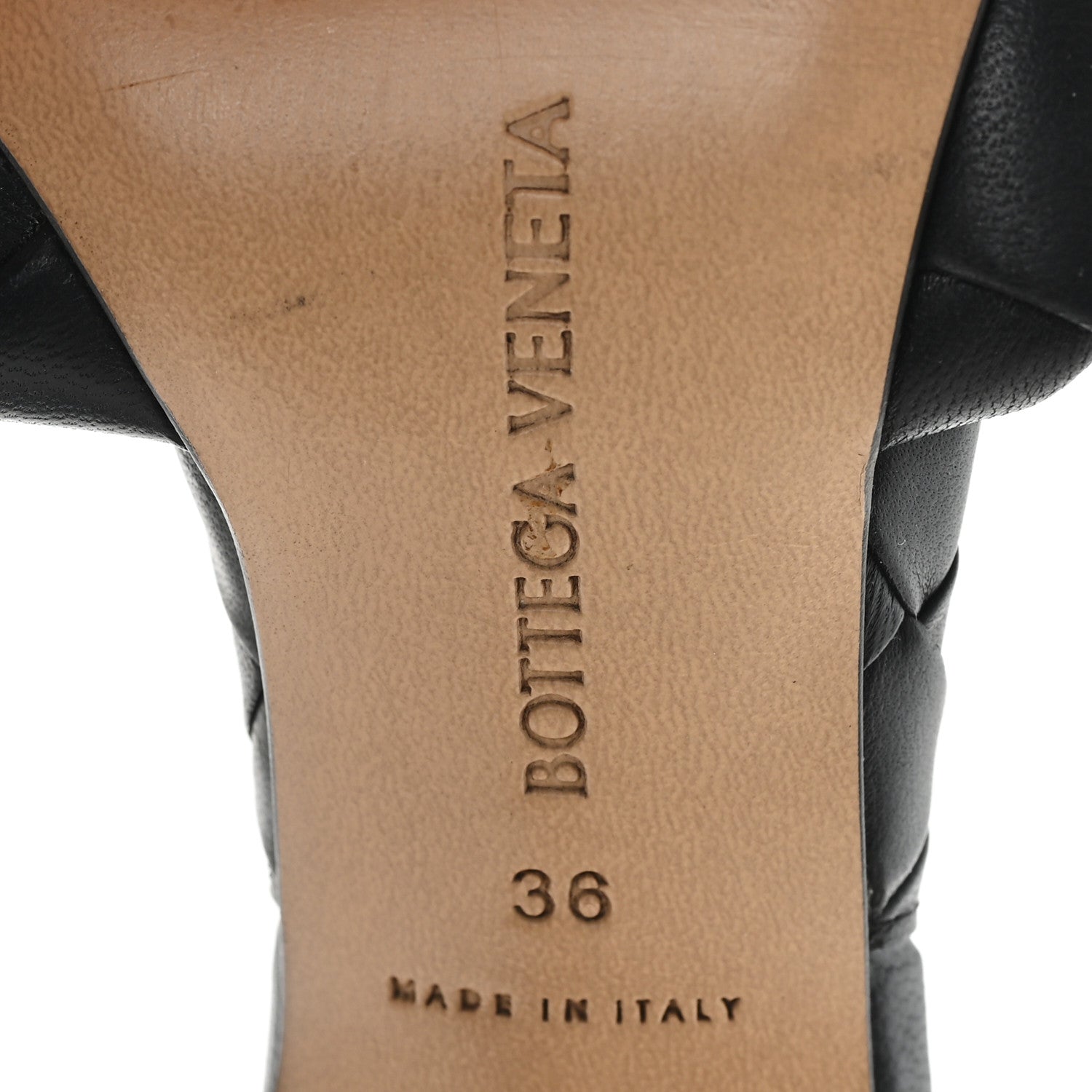 Bottega Veneta Nappa Maxi Intrecciato Lido Mule Sandals 36 Black 7 of 9