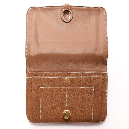 Hermes Togo Dogon Duo Wallet Gold 5 of 9
