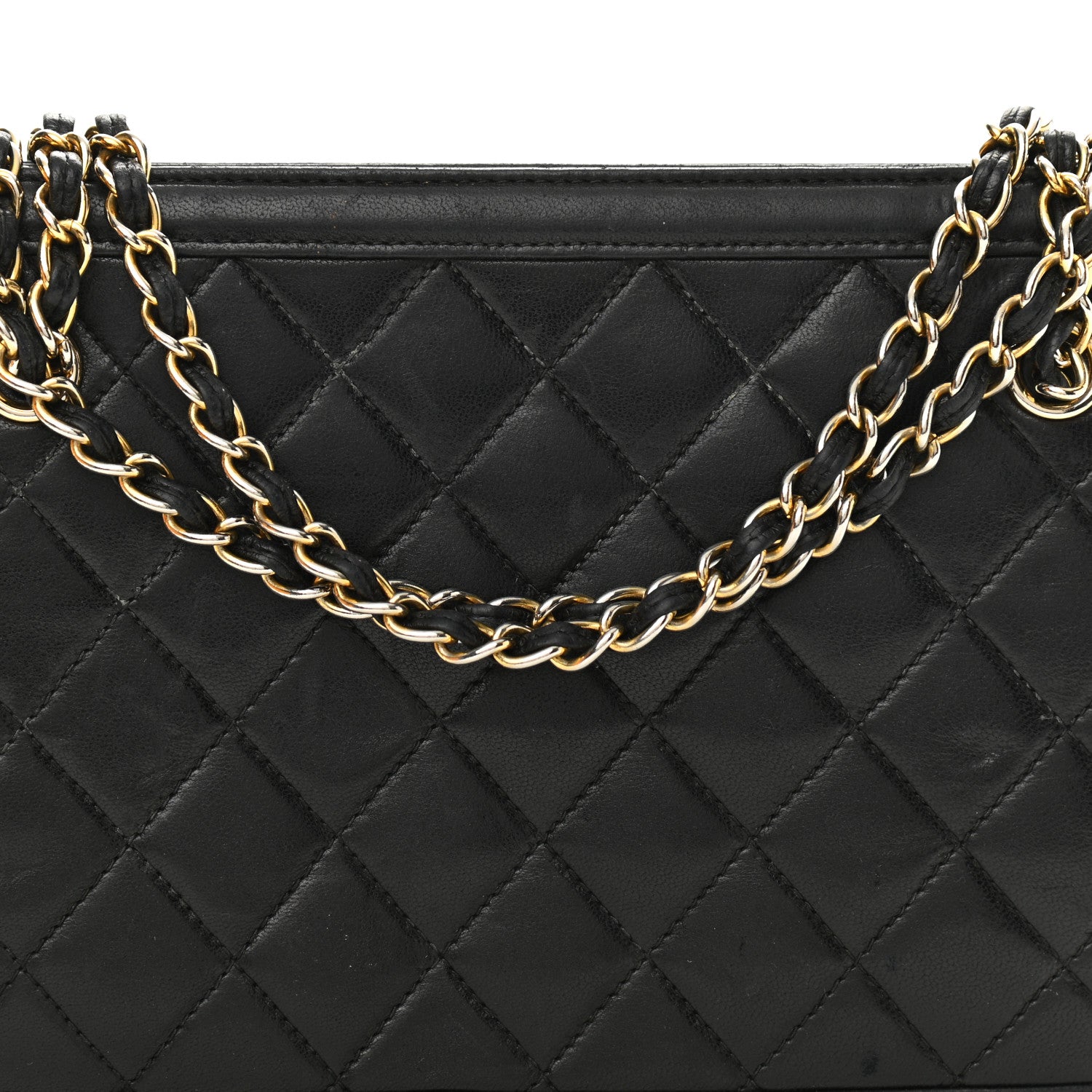 Chanel Lambskin Quilted Tassel Bag Black 8 of 13