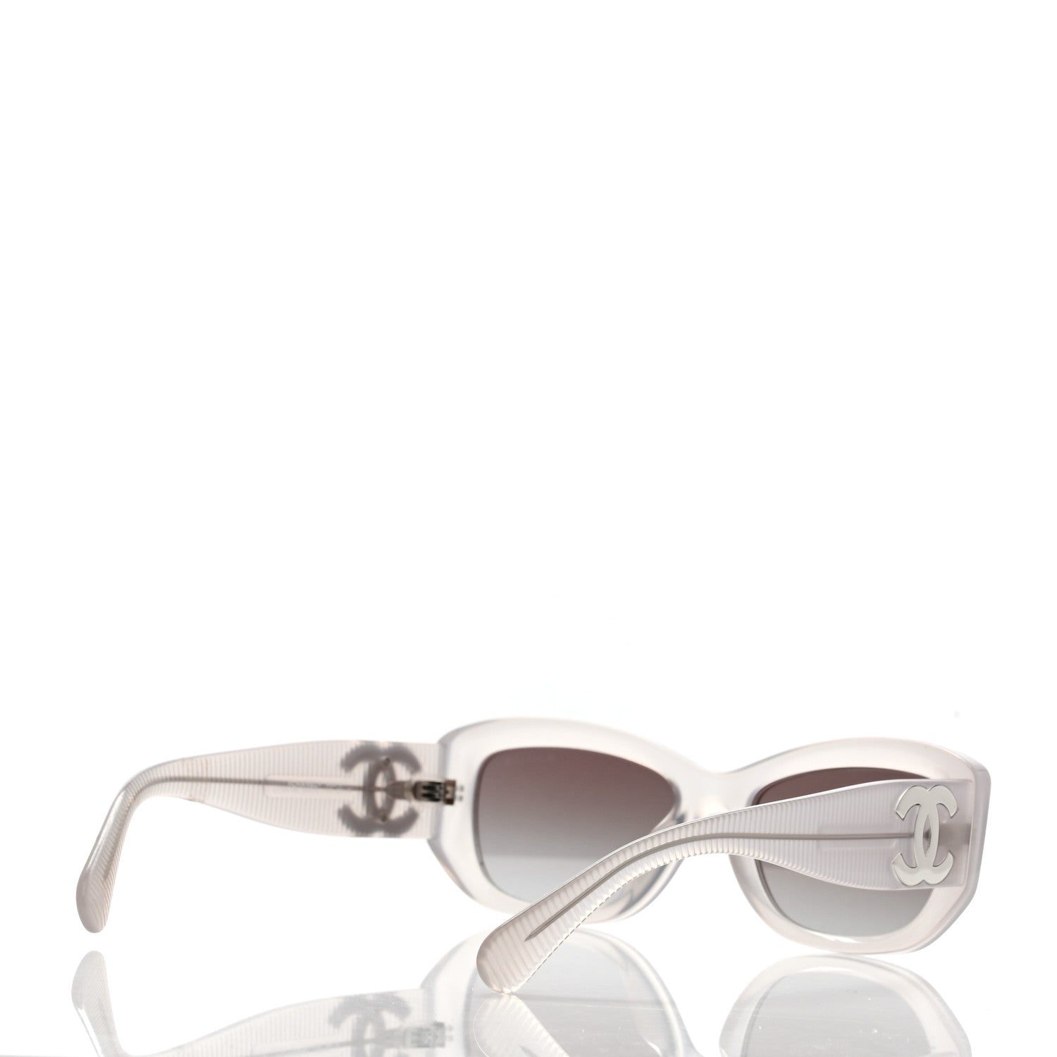 Chanel Acetate Rectangle Sunglasses 5493 Grey 4 of 7