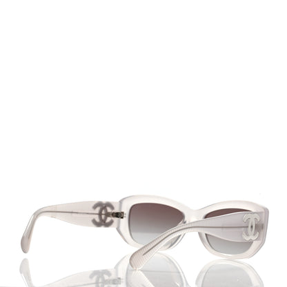 Chanel Acetate Rectangle Sunglasses 5493 Grey 4 of 7