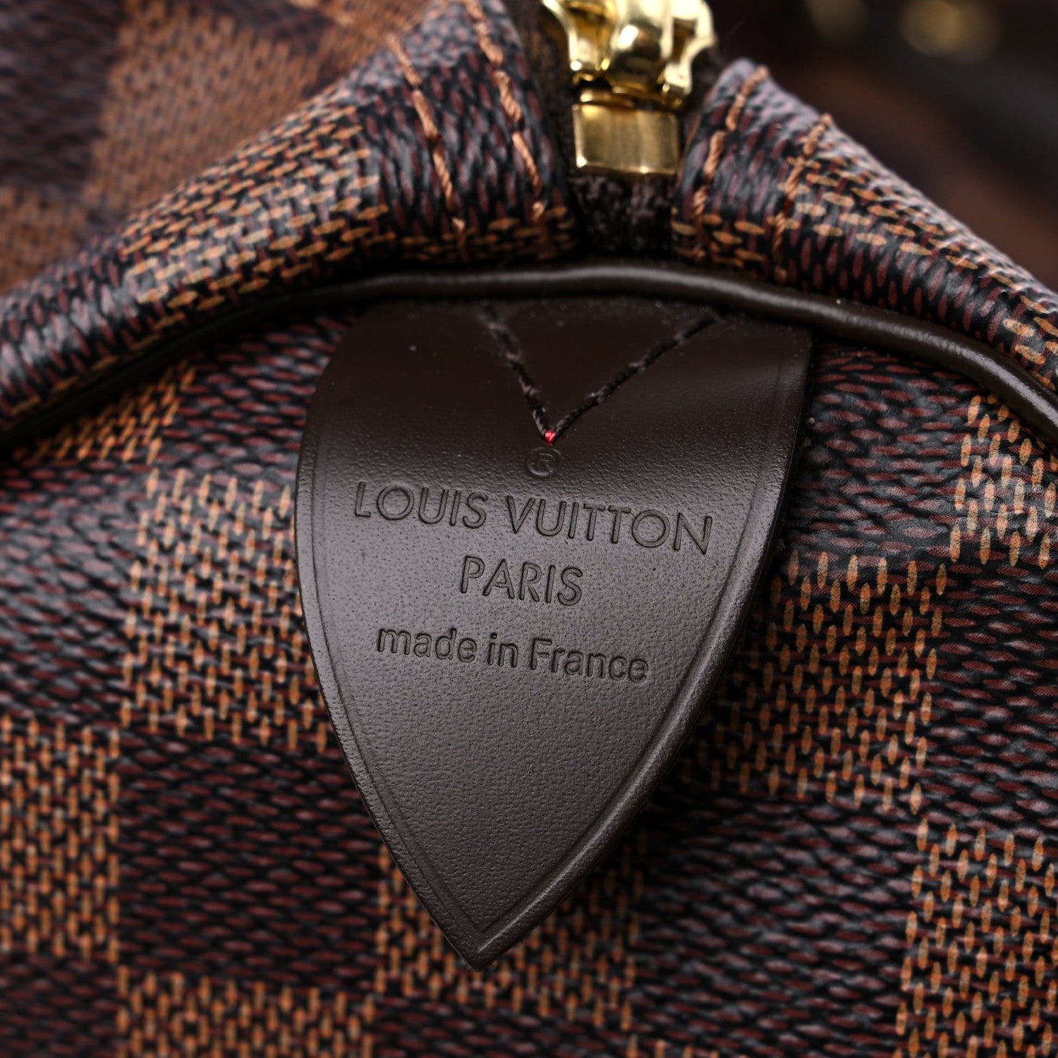 Louis Vuitton Damier Ebene Speedy 35 6 of 12
