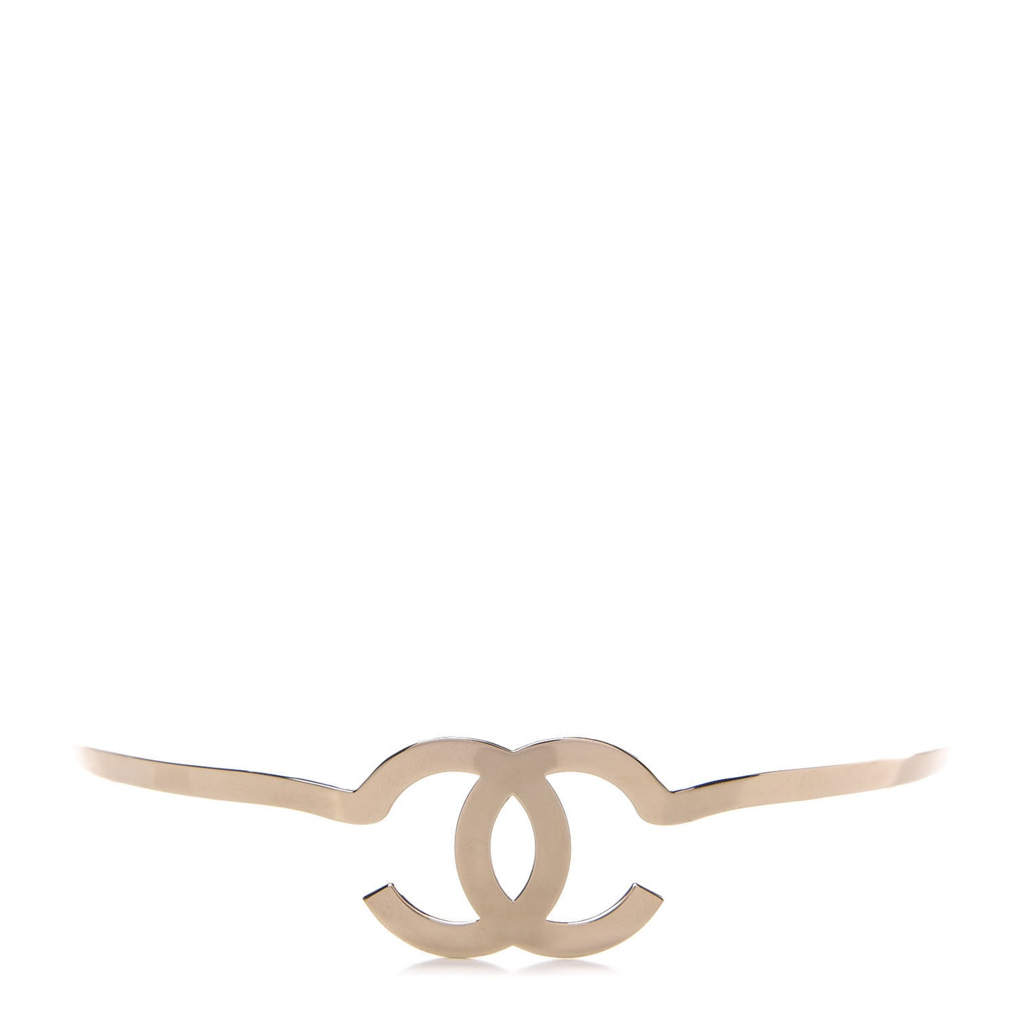 Metal CC Headband Light Gold