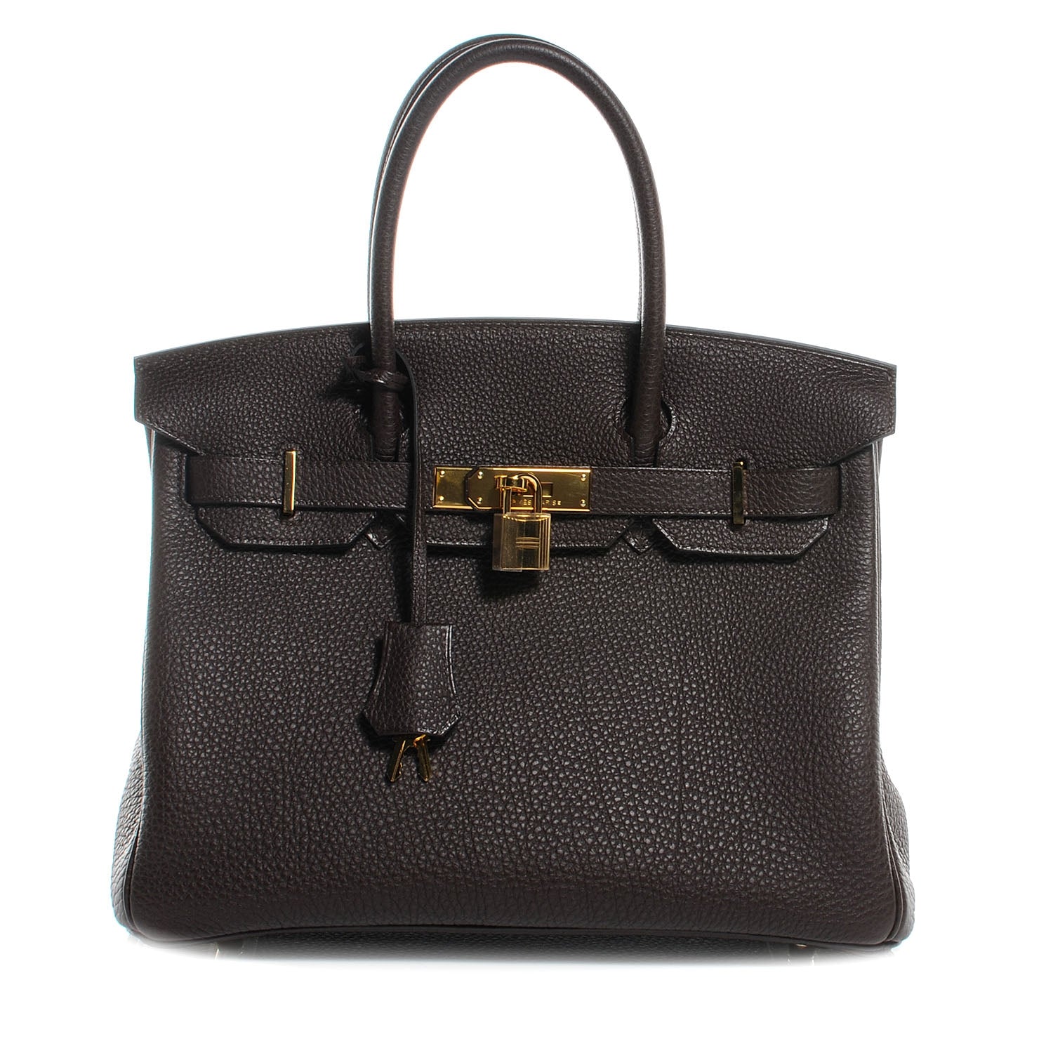 Hermes Togo Birkin 25 Chocolate 1 of 9
