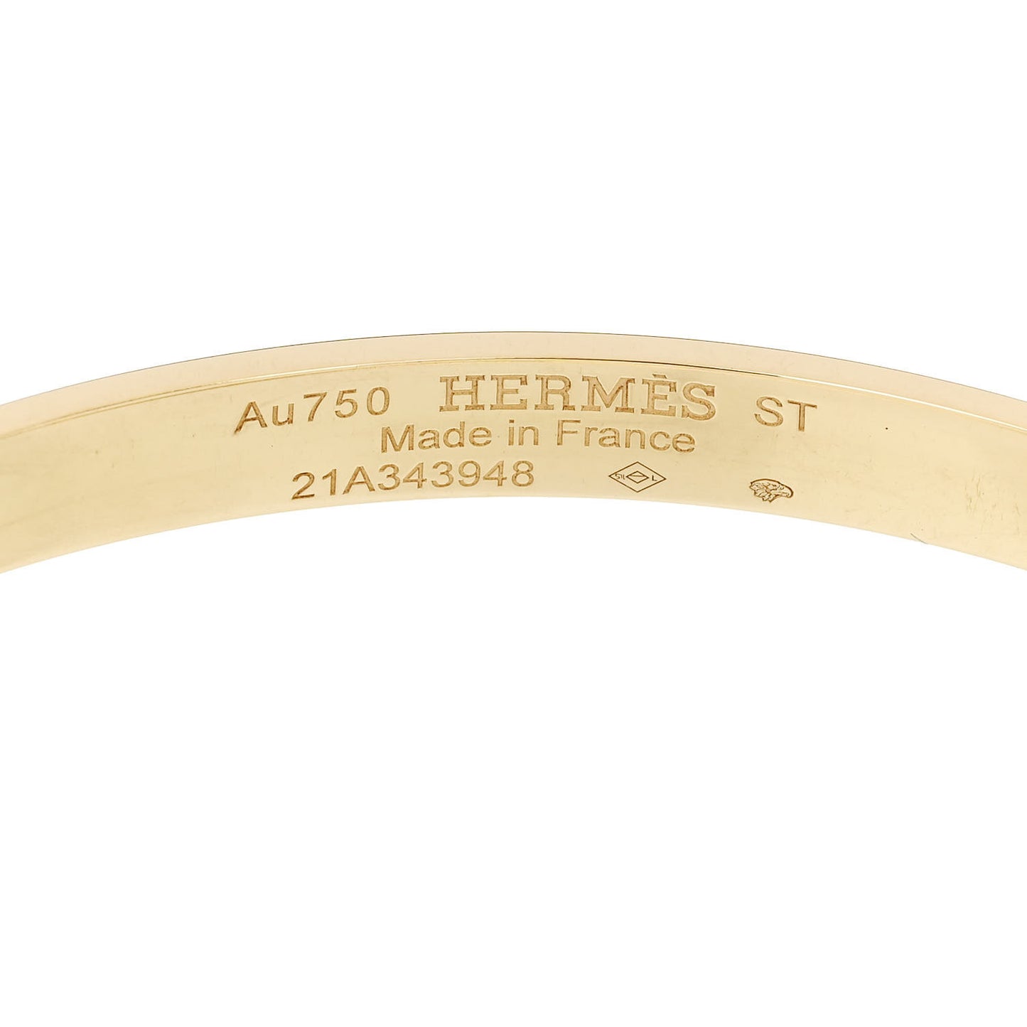 18K Yellow Gold Diamond PM Kelly Bracelet ST