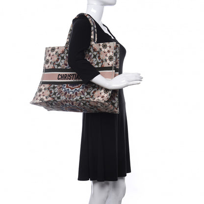 Christian Dior Canvas Embroidered KaleiDioroscopic Book Tote Multicolor 2 of 10