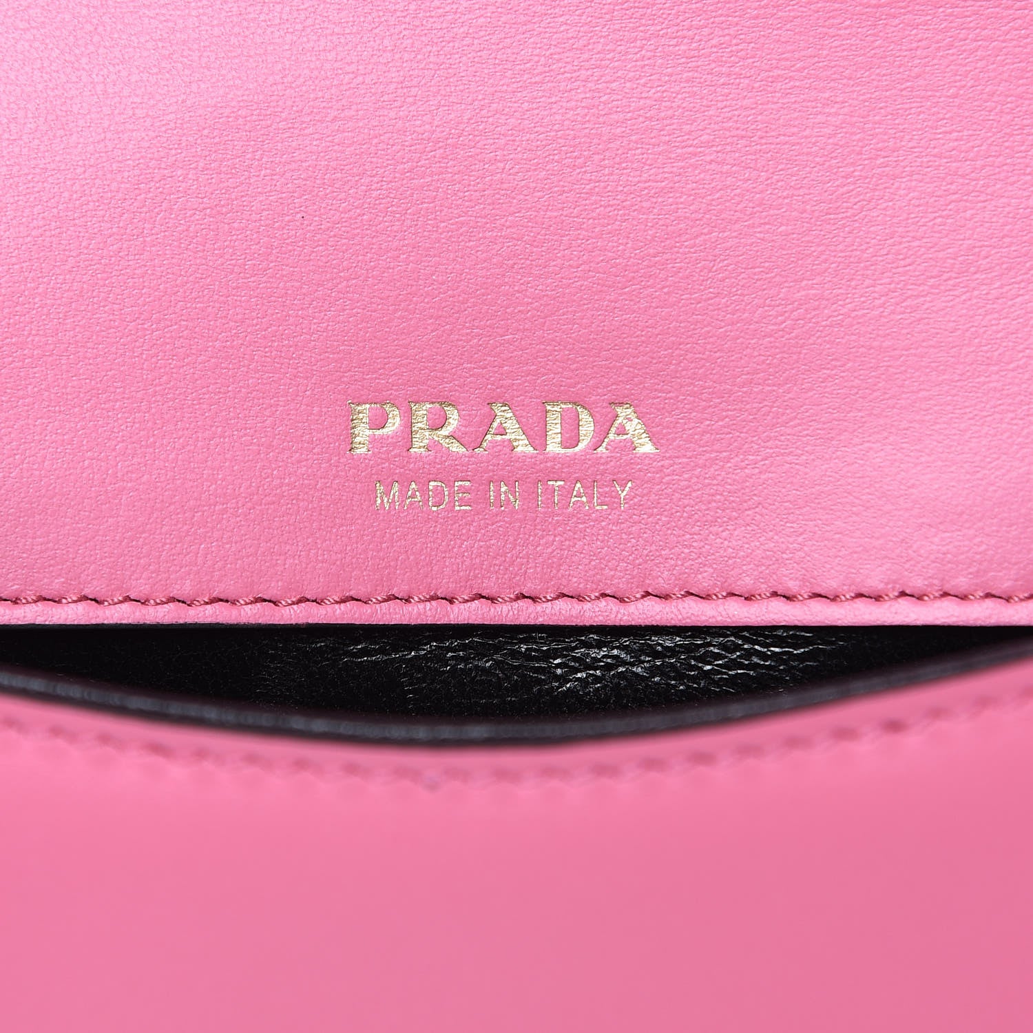 Prada City Calfskin Sidonie Belt Bag Begonia Black 7 of 10