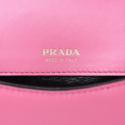 Prada City Calfskin Sidonie Belt Bag Begonia Black 7 of 10