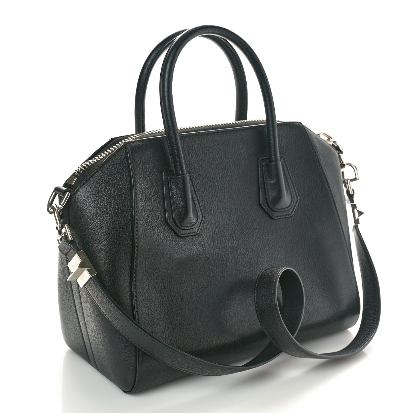 Sugar Goatskin Small Antigona Black