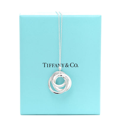Tiffany Sterling Silver 1837 Circles Pendant Necklace 7 of 7