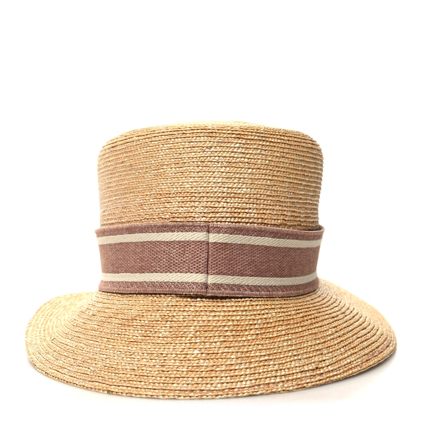 Straw Bucket Hat 58 Natural Rose Des Vents