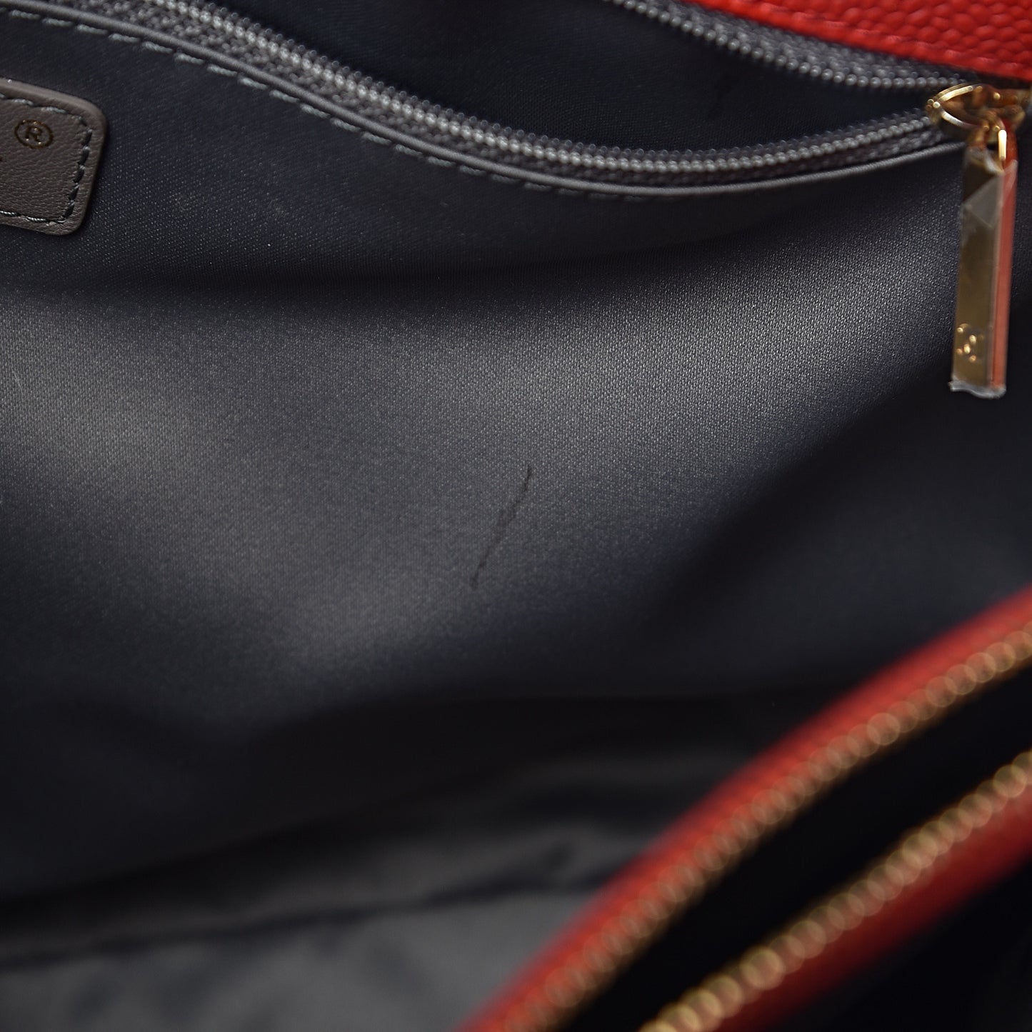 Caviar Quilted Grand Shopping Tote GST Red