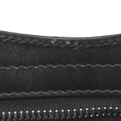 Balenciaga Canvas Satin Calfskin Diagonal Allover Logo Print Classic Silver Hardware Mini City Natural Black 11 of 14